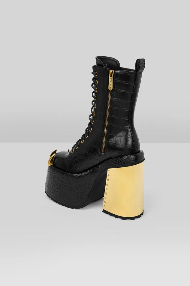 Killstar Platforms Women Repetilia Boots