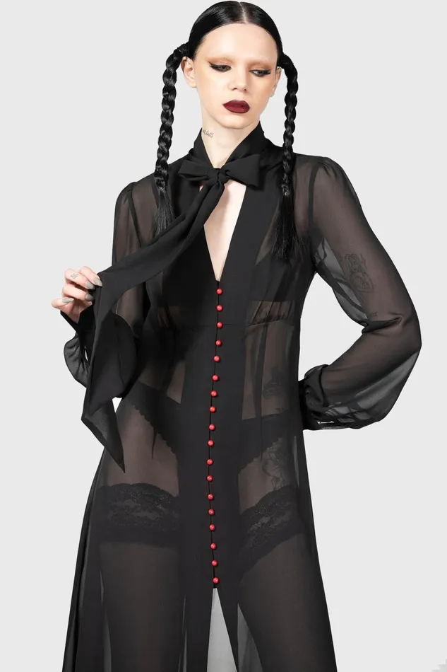 Killstar Shirt Women Cecile Maxi Dress
