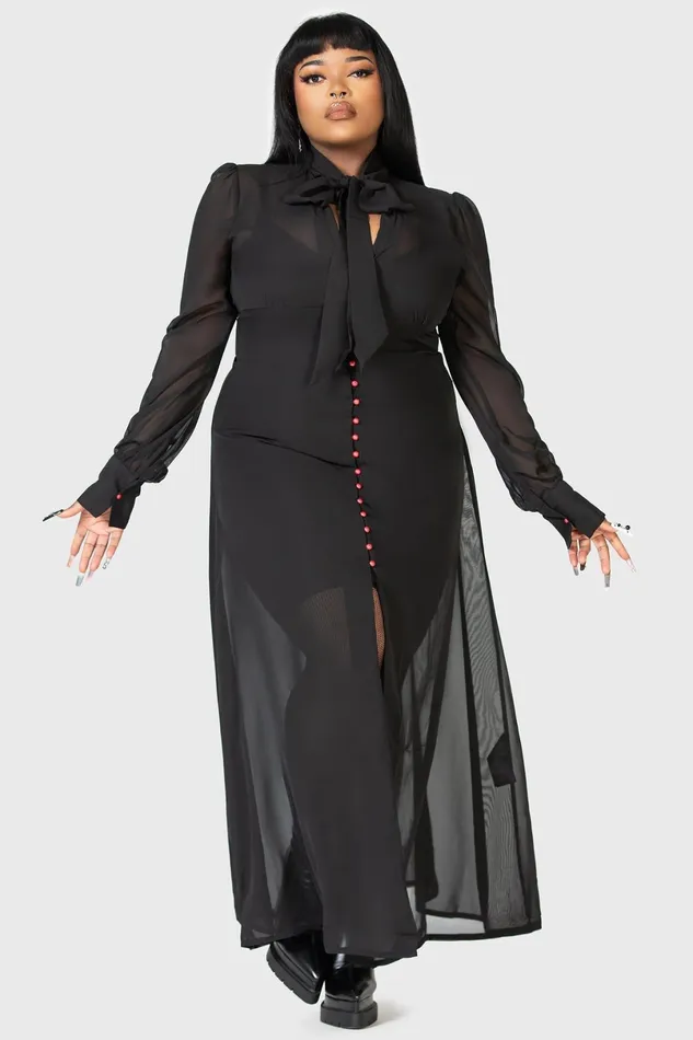 Killstar Shirt Women Cecile Maxi Dress