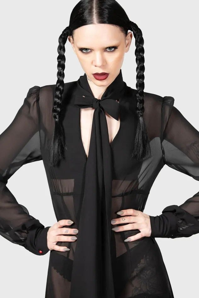 Killstar Shirt Women Cecile Maxi Dress