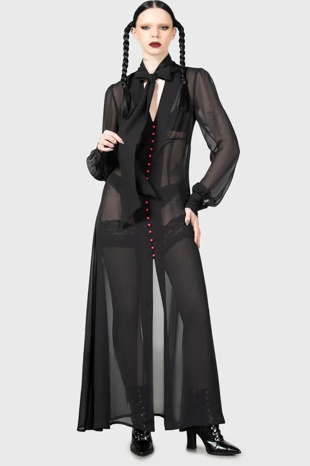 Killstar Shirt Women Cecile Maxi Dress
