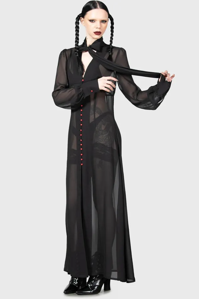 Killstar Shirt Women Cecile Maxi Dress