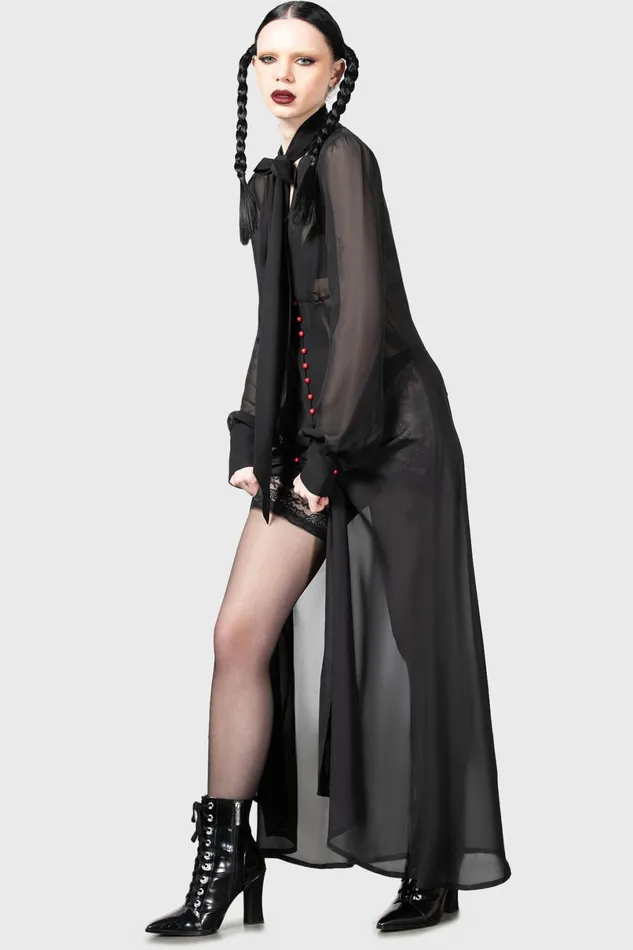 Killstar Shirt Women Cecile Maxi Dress