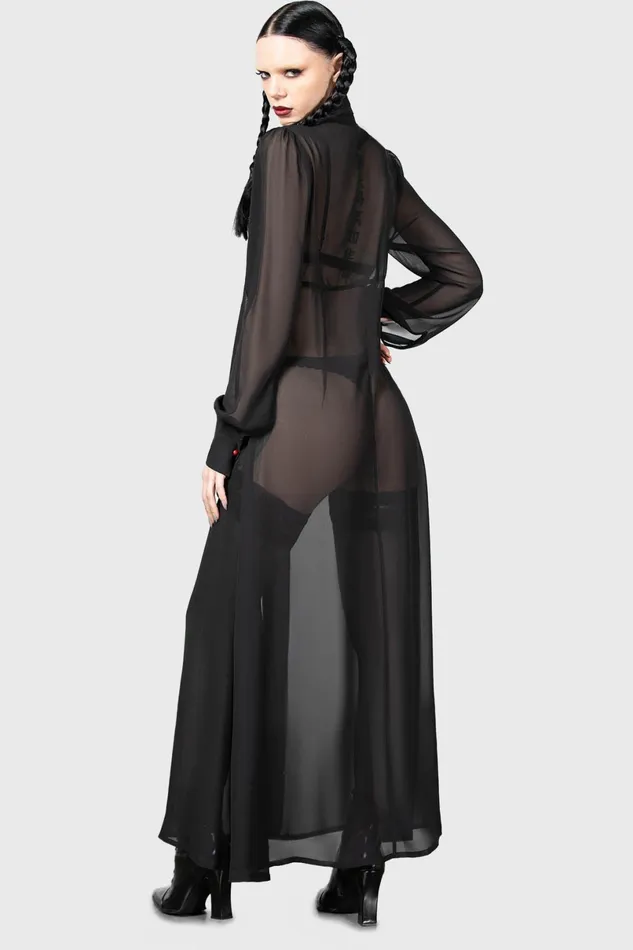 Killstar Shirt Women Cecile Maxi Dress