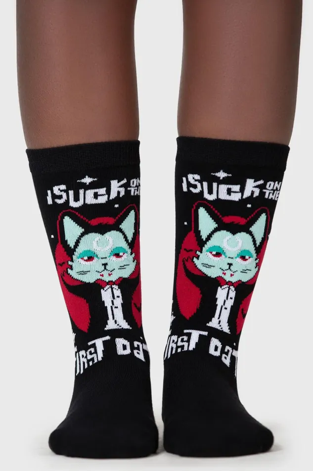 Killstar Socks and Tights Women First Date Ankle Socks
