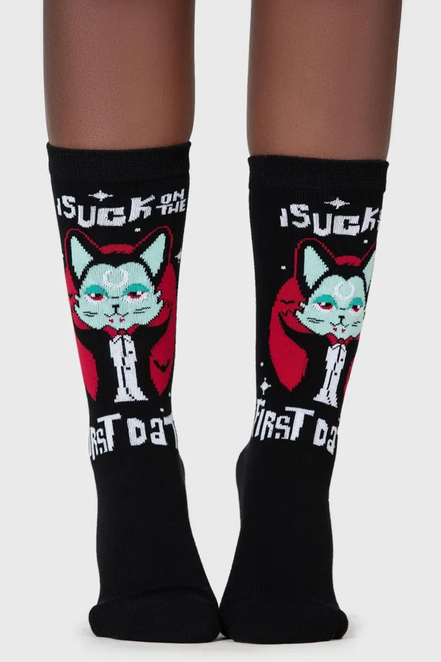Killstar Socks and Tights Women First Date Ankle Socks