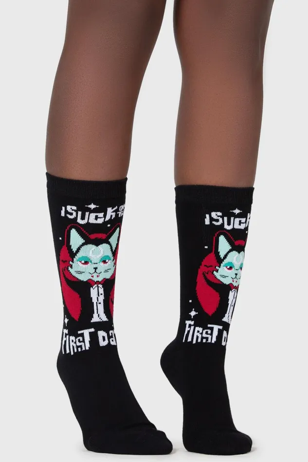 Killstar Socks and Tights Women First Date Ankle Socks