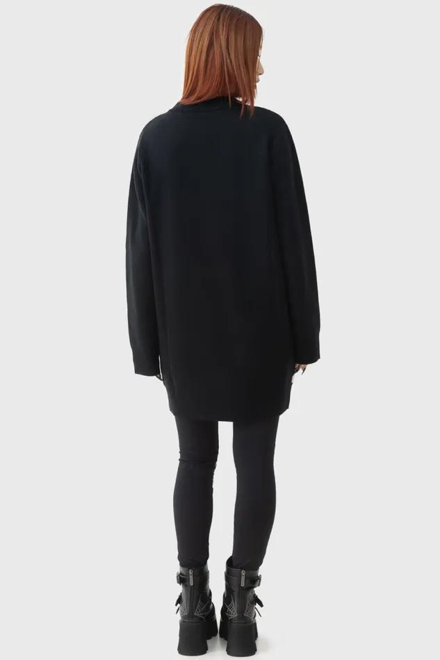 Killstar Sweaters Women Ghost With The Most Intarsia Sweater