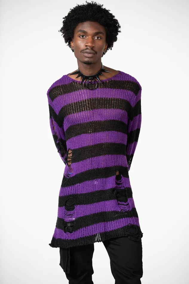 Killstar Sweaters Women Hazed Out Knit Sweater
