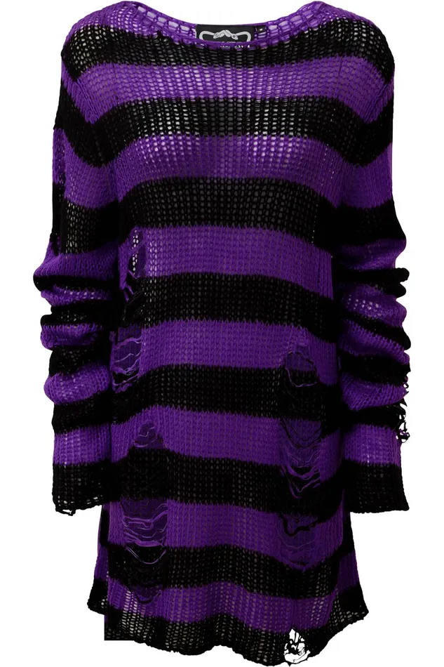 Killstar Sweaters Women Hazed Out Knit Sweater