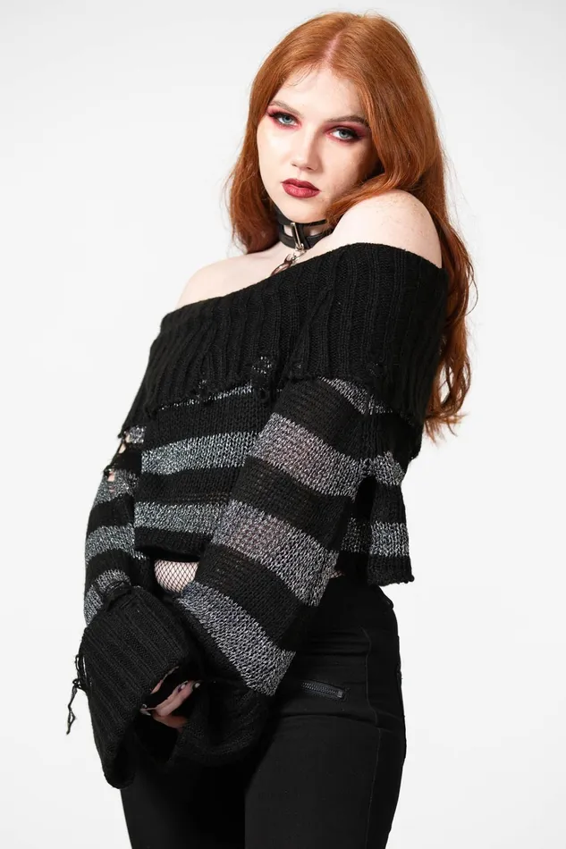 Killstar Sweaters Women Meteor Knit Sweater