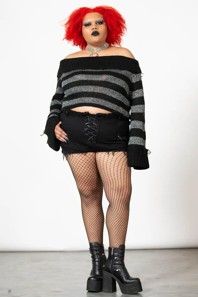 Killstar Sweaters Women Meteor Knit Sweater