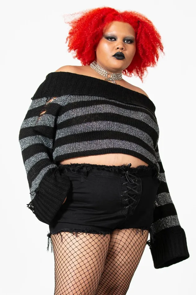 Killstar Sweaters Women Meteor Knit Sweater