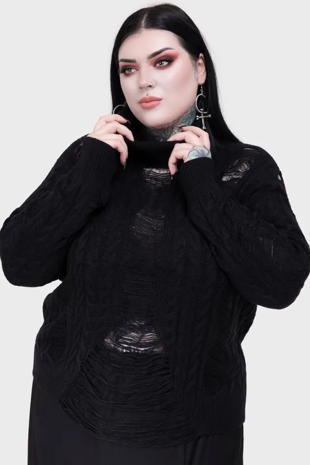Killstar Sweaters Women Thread Riot Sweater