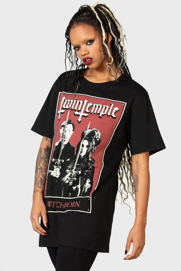 Killstar TShirts and Vests Men Noctem TShirt