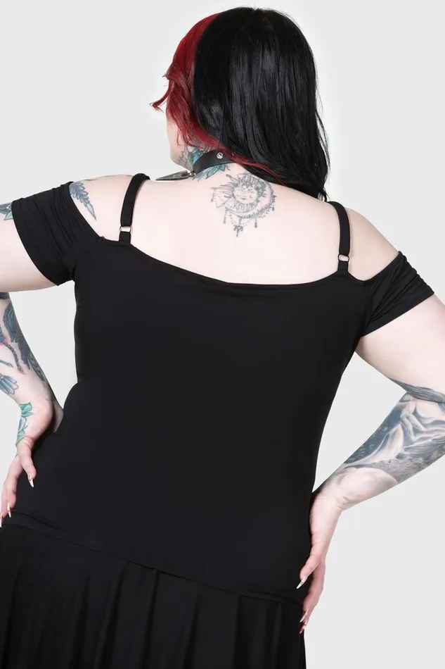 Killstar TShirts and Vests Women Lights Out Top
