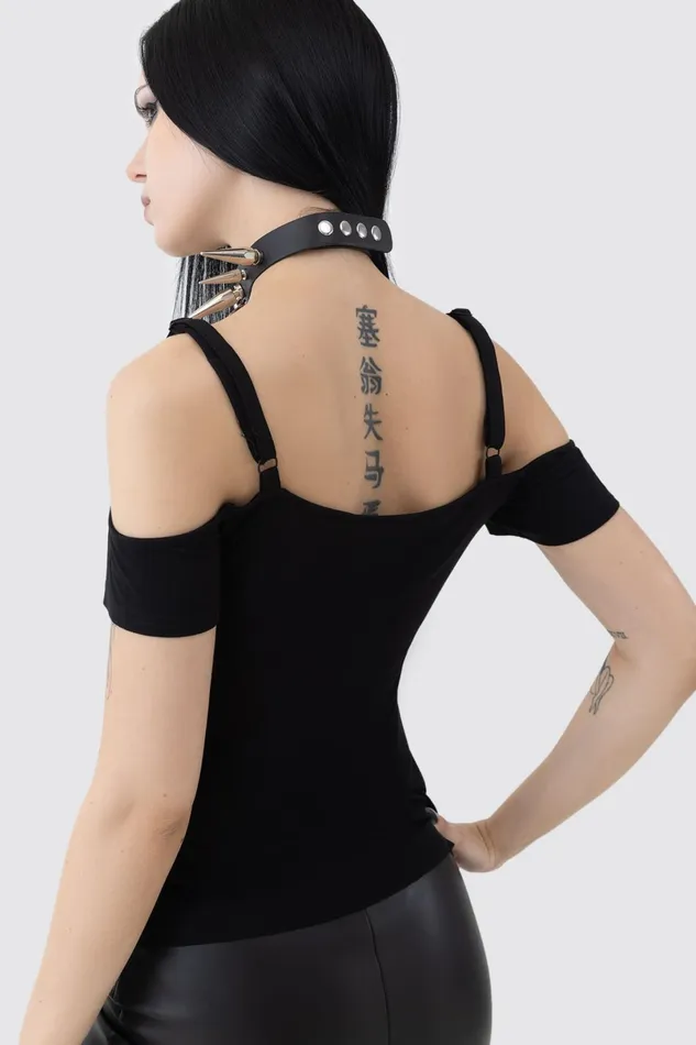 Killstar TShirts and Vests Women Lights Out Top