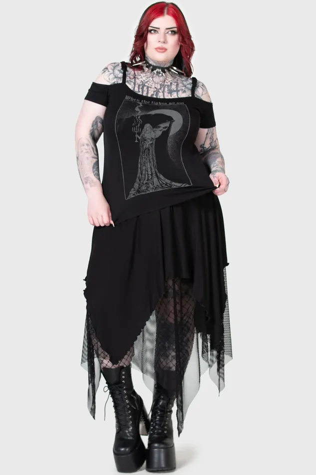 Killstar TShirts and Vests Women Lights Out Top