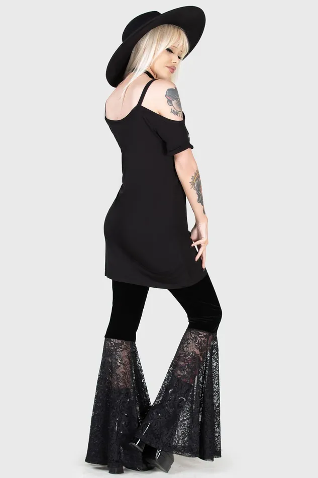 Killstar TShirts and Vests Women Muerte Waiting Distress Top