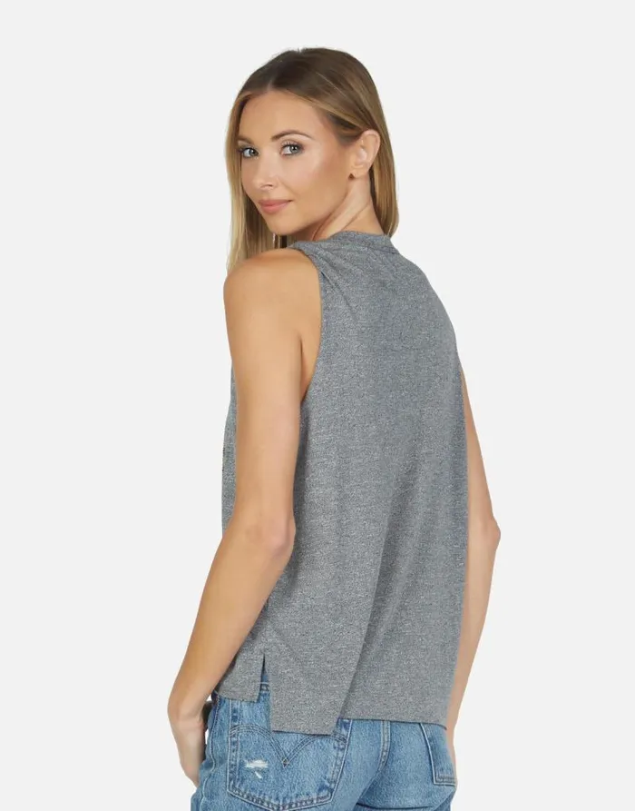 Kinzington Led Zeppelin Heather Grey Women Lauren Moshi Tanks