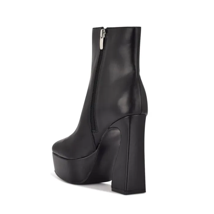 Klinda Platform Booties Black Women Nine West Boots and Booties