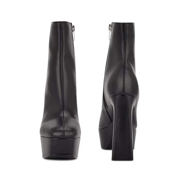 Klinda Platform Booties Black Women Nine West Boots and Booties