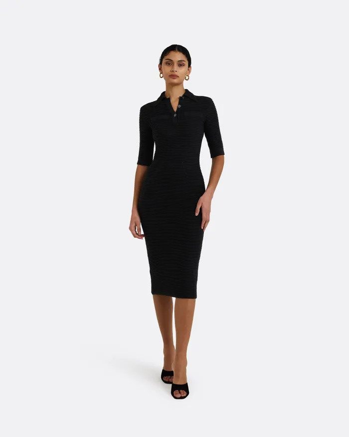 Knitwear Akilah Black Crochet Dress Black Safiyaa Women
