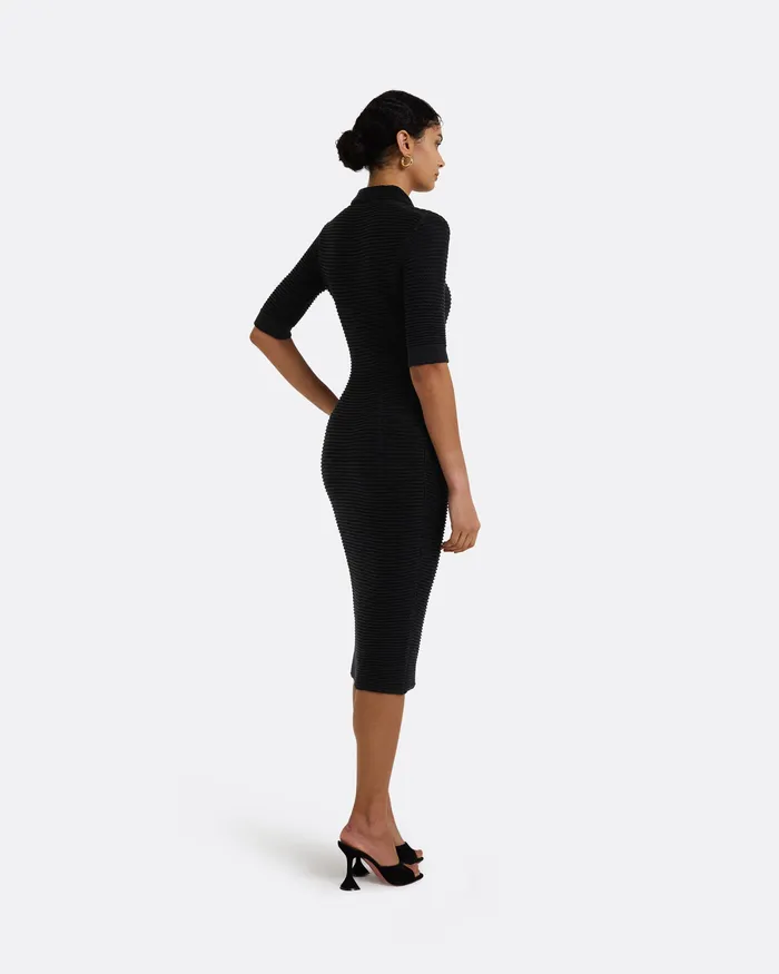 Knitwear Akilah Black Crochet Dress Black Safiyaa Women