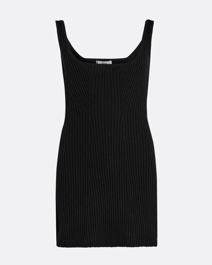 Knitwear Safiyaa Women Cindy Black Knit Dress Black