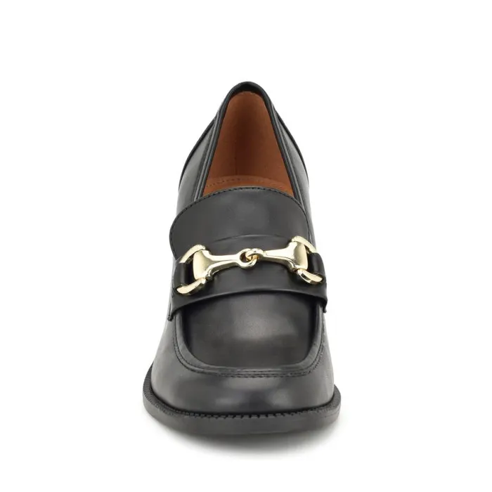 Koolo Casual Moc Loafers Black Women Nine West Heels Koolo Casual Moc Loafers Black Women Nine West Heels