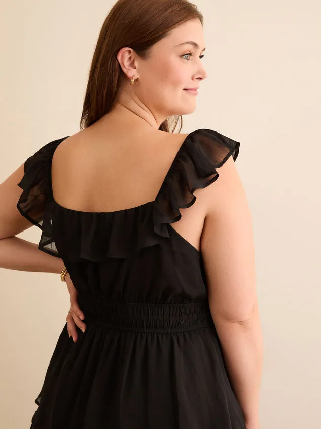 Kylie Ruffle Maxi Dress Black Women Altar039d State Dresses Kylie Ruffle Maxi Dress Black Women Altar039d State Dresses