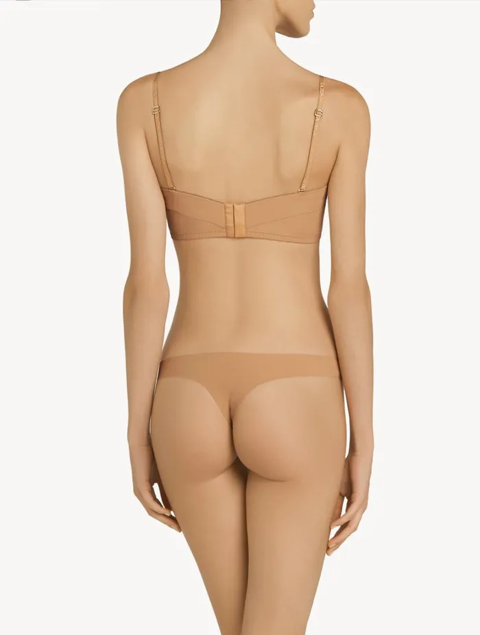 La Perla Amarettocoloured Underwired Padded Bandeau Ubra Women Bandeau