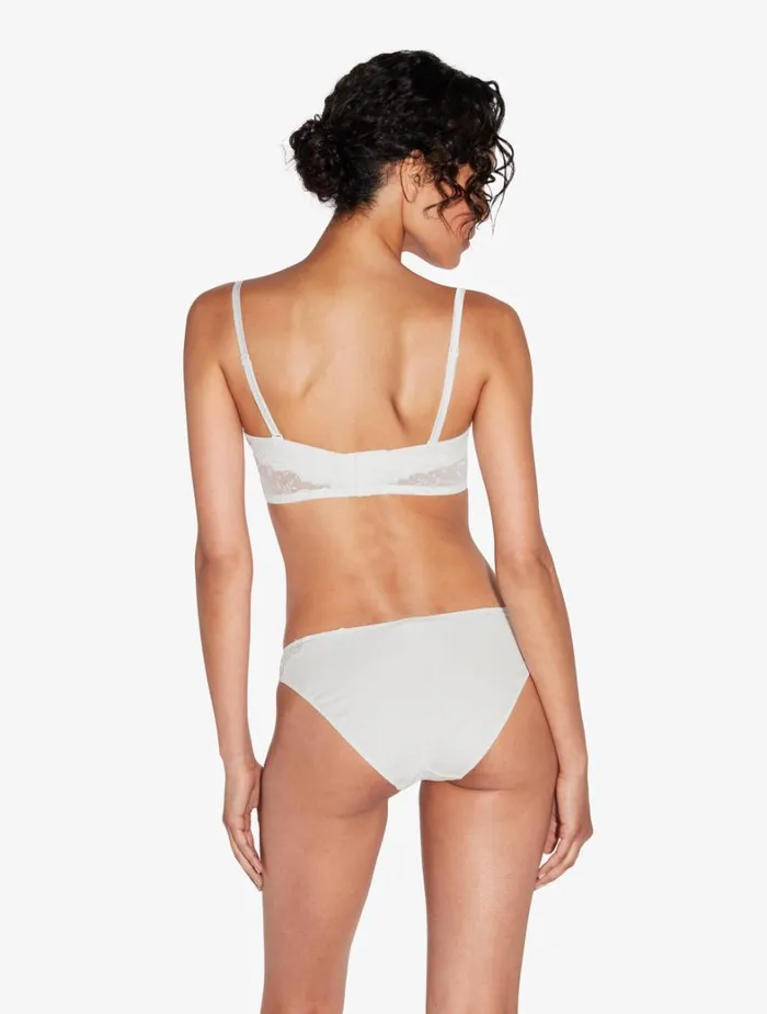 La Perla Briefs In Lys With Embroidered Tulle Women Midrise