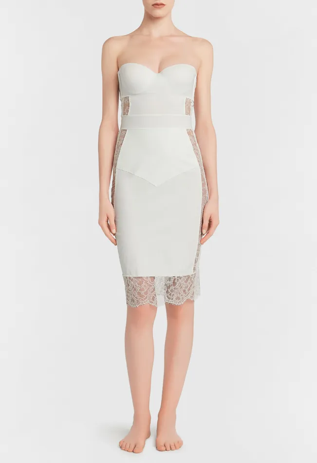 La Perla White Padded Underwired Dress Women Shapewear