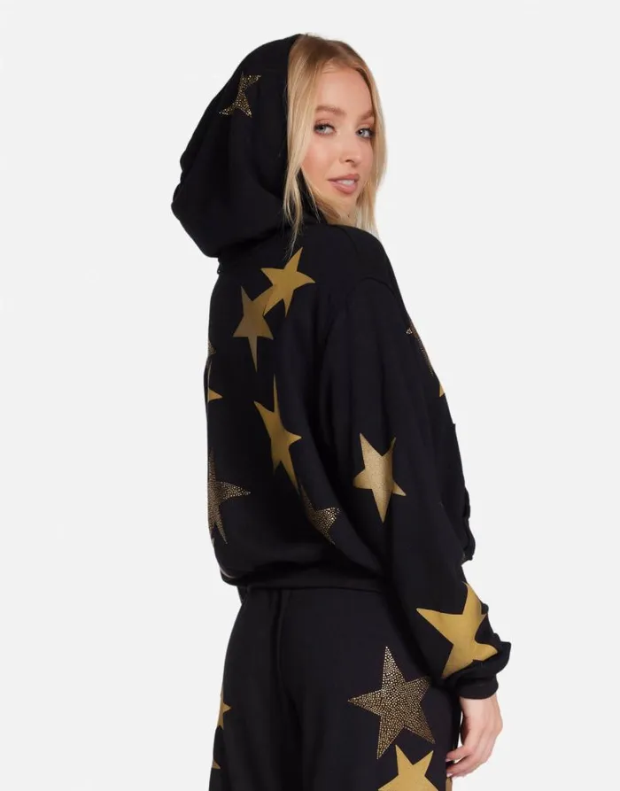 Lachelle Gold Crystal Multi Stars Black Women Lauren Moshi Long Sleeve