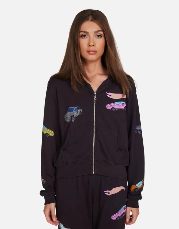 Lachelle Hot Wheels Speed Club Onyx Women Lauren Moshi Long Sleeve