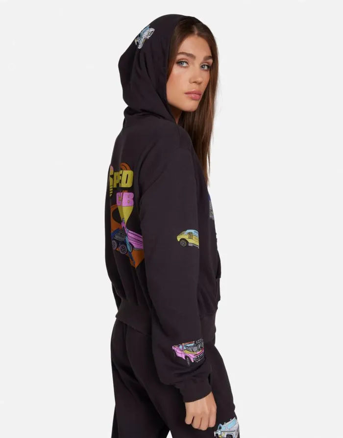 Lachelle Hot Wheels Speed Club Onyx Women Lauren Moshi Long Sleeve