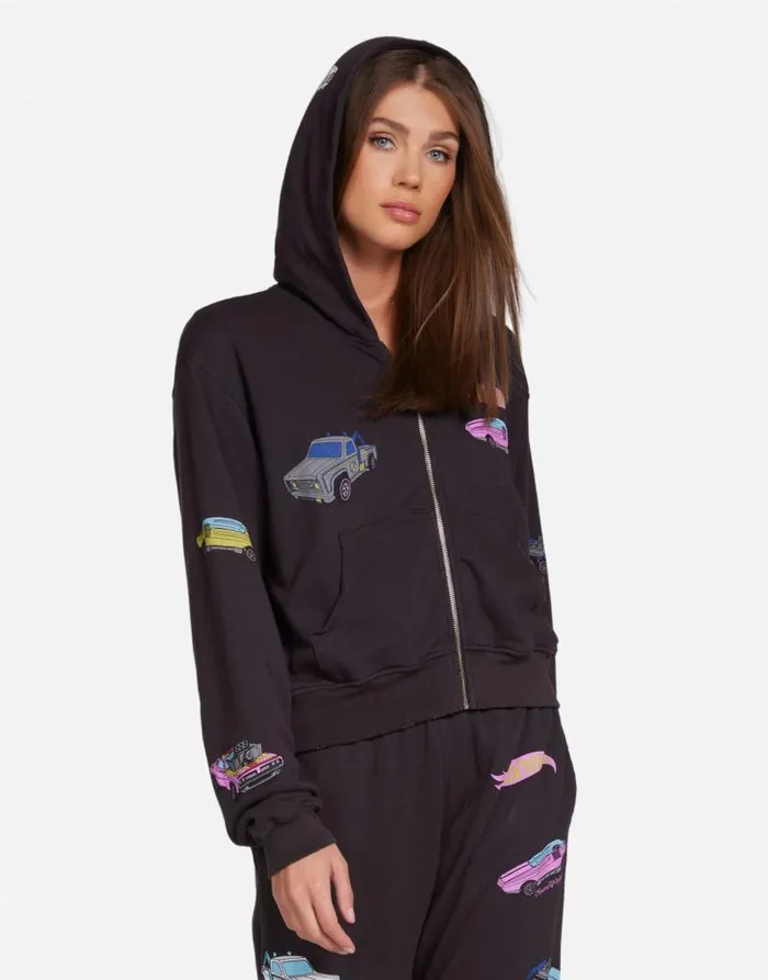 Lachelle Hot Wheels Speed Club Onyx Women Lauren Moshi Long Sleeve