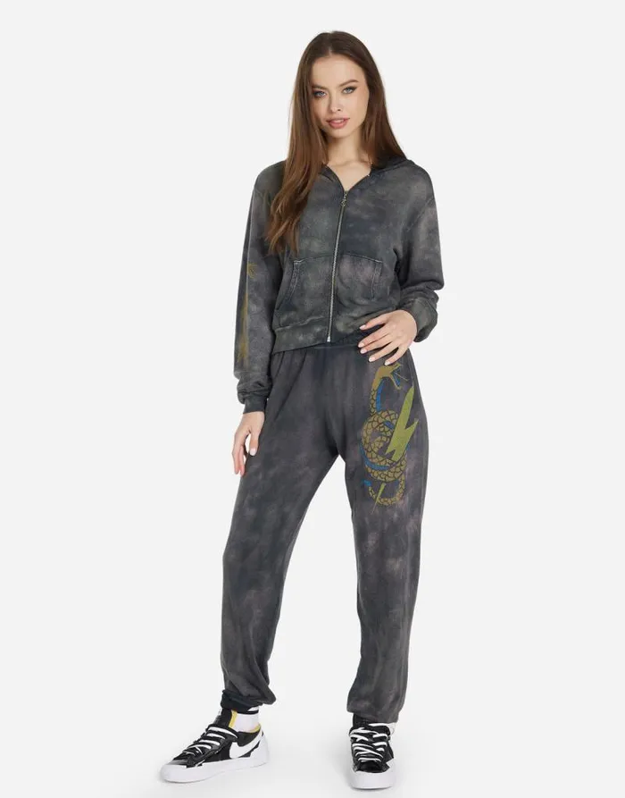 Lachelle Lightning Snake Sunfade Onyx Women Lauren Moshi Hoodies