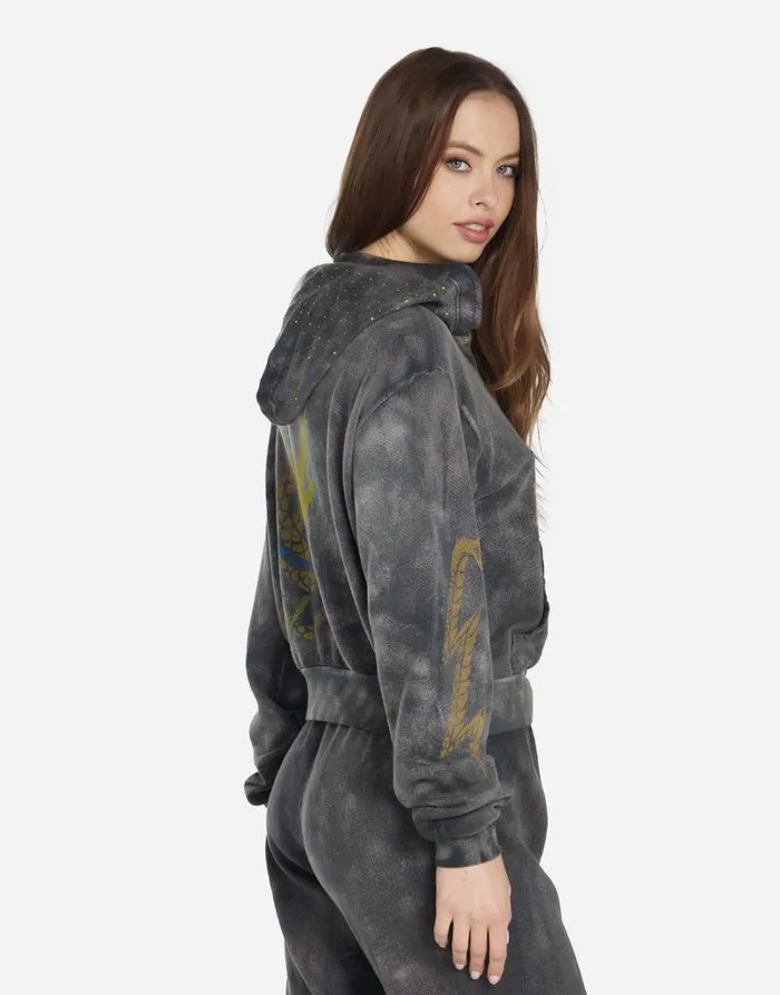 Lachelle Lightning Snake Sunfade Onyx Women Lauren Moshi Hoodies