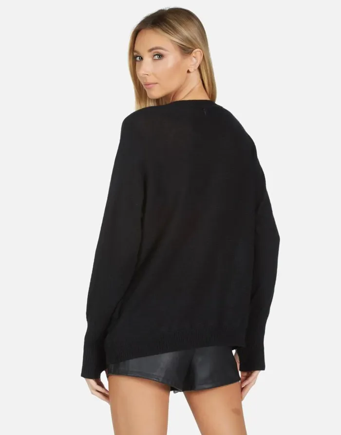 Ladona X Crystal Peace Evil Eye Black Women Lauren Moshi Sweaters and Knits