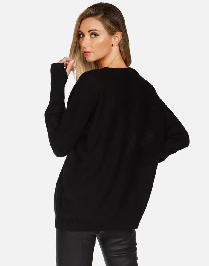 Ladona X Dripping Star Black Women Lauren Moshi Sweaters and Knits