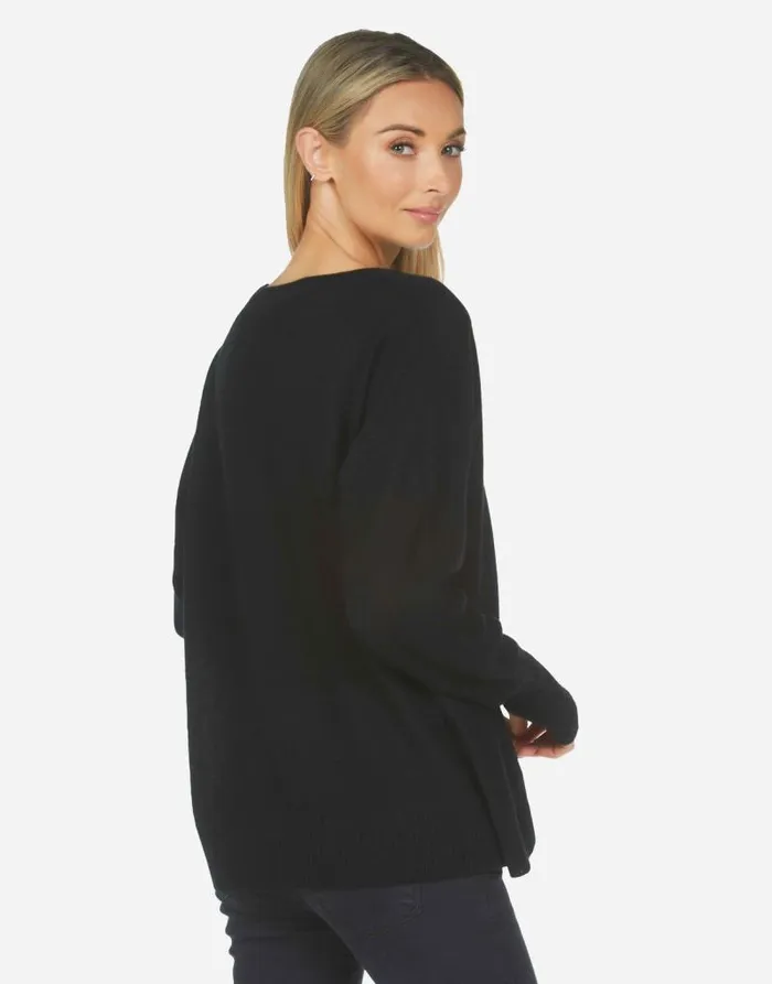 Ladona X Optimist Butterflies Black Women Lauren Moshi Long Sleeve
