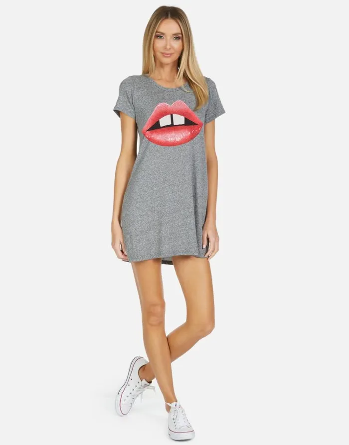Lana Gap Tooth Heather Grey Women Lauren Moshi Dresses