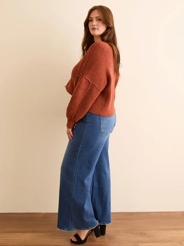 Laney Cropped Sweater Spice Women Altar039d State Sweaters Cardigans Laney Cropped Sweater Spice Women Altar039d State Sweaters Cardigans