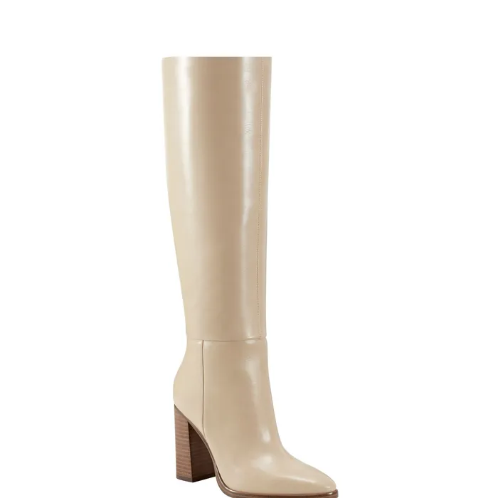Lannie Dress Boot Light Natural Boots and Booties Marc Fisher Women