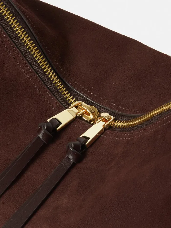 Large Trafalgar Shoulder Bag Burgundy Women Jigsaw Leather