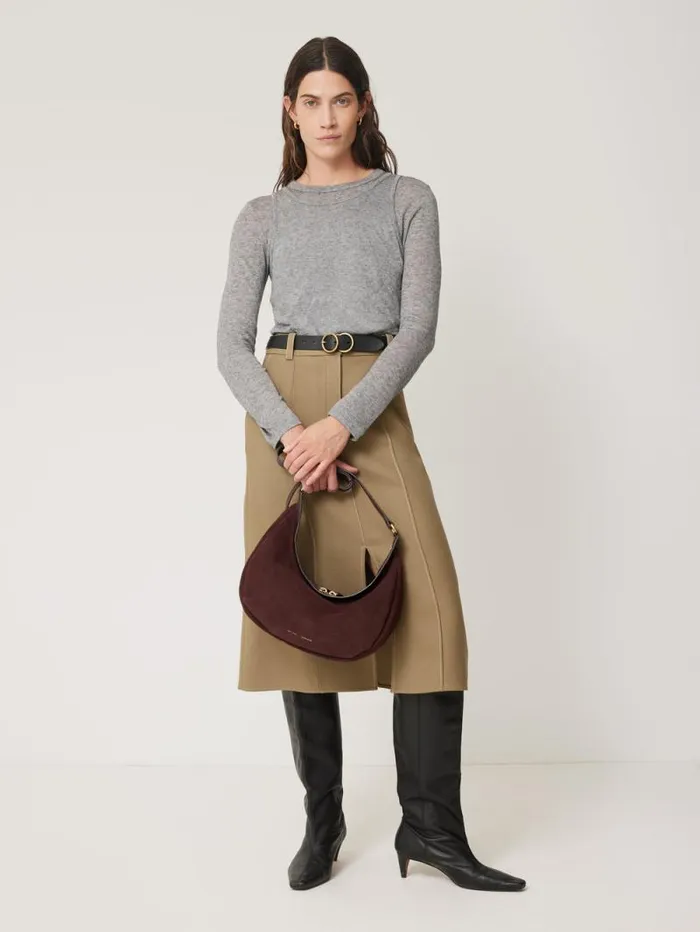 Layered 2in1 Top Grey Women Jigsaw Shirts and Tops