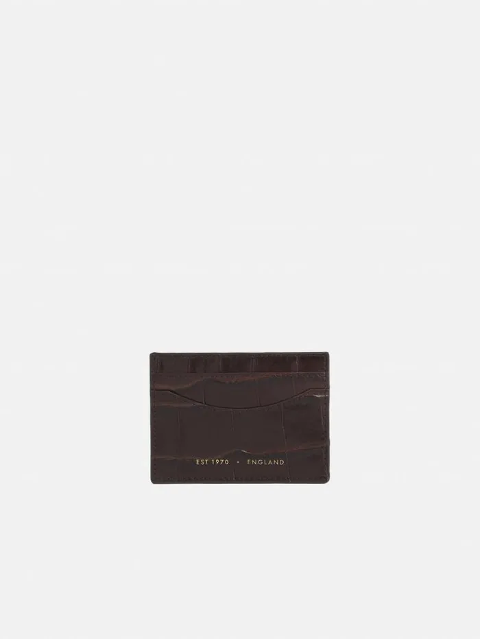 Leather Card Holder Chocolate Women Jigsaw Bags
