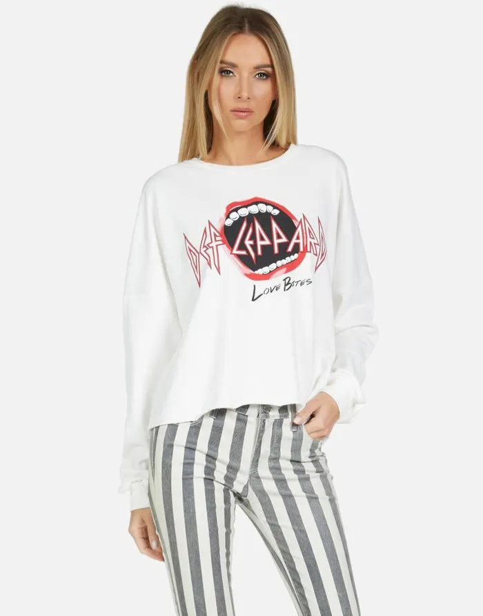 Lee Love Bites II Milk Women Lauren Moshi Long Sleeve